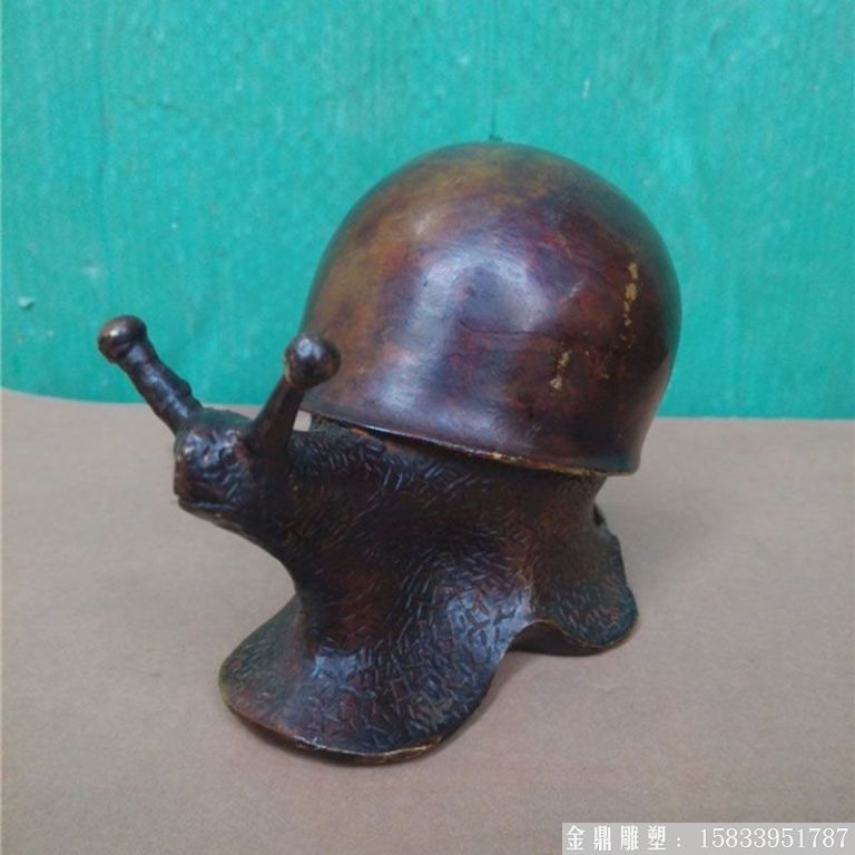 铜雕蜗牛雕塑 加工厂家
